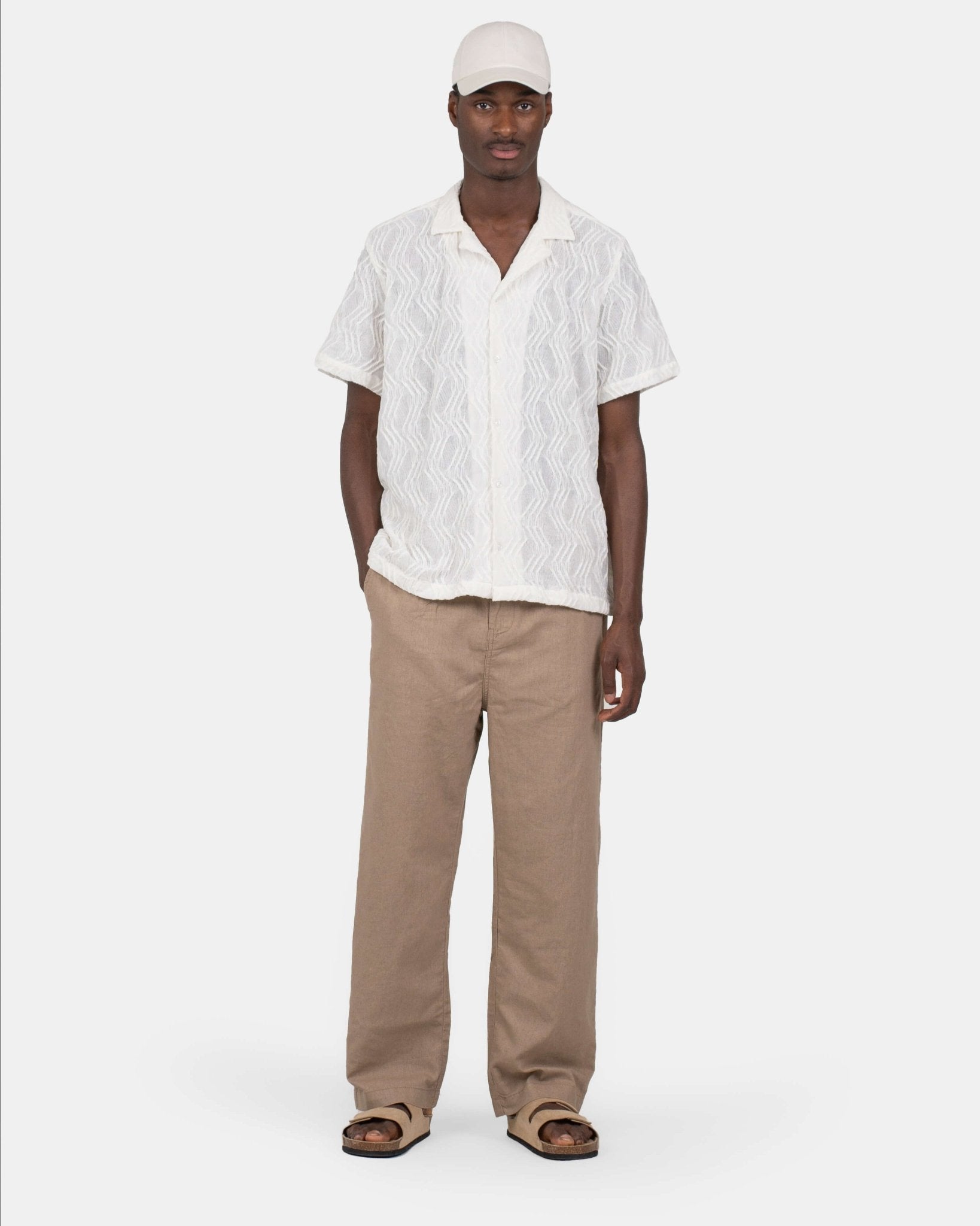 Baggy Hørbukser Mokka | Skagen - clothing.dk
